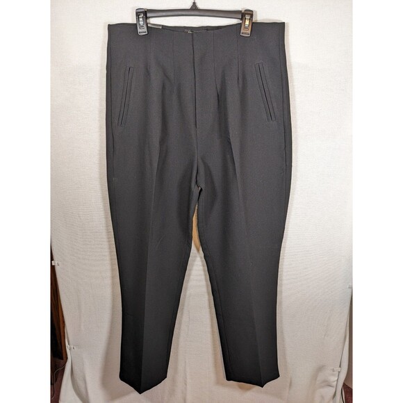Banana Republic Womens Size 16 NWT Ultra-High Rise Tapered Pants Black 817461 - Picture 2 of 11